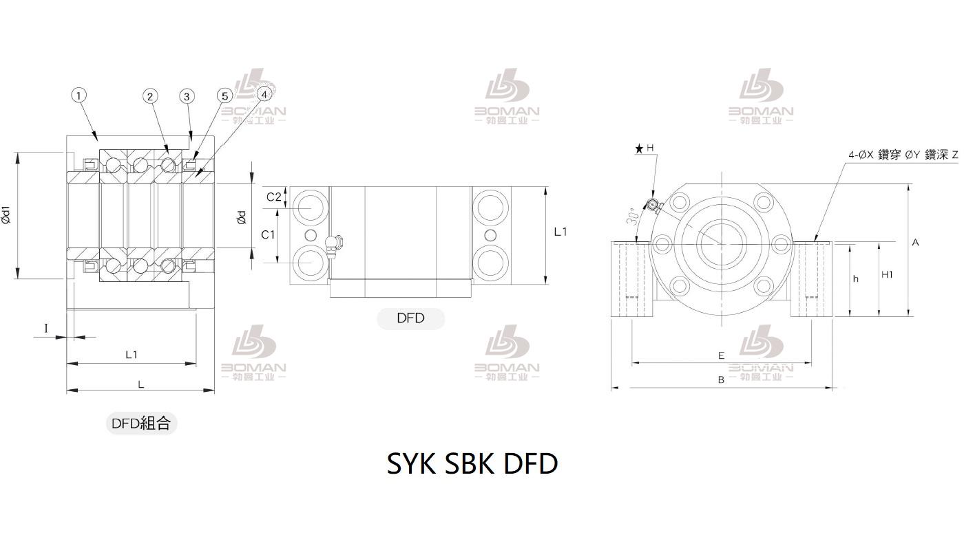 SYK MBCF12-D SYK支撑座电机座
